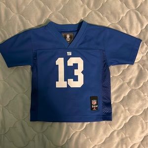 New York Giants Odell Beckham JR jersey.